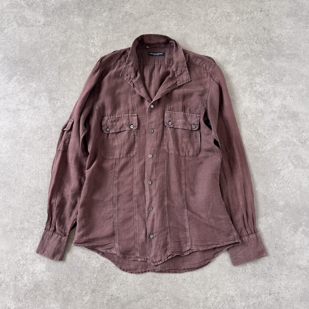 Dolce & Gabbana Shirt Brown Men's M