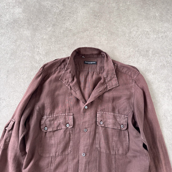 Dolce & Gabbana Shirt Brown Men's M