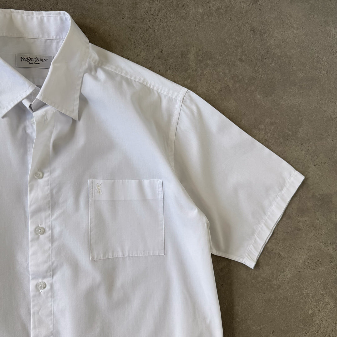 Yves Saint Laurent Short Sleeve Shirt  Men's XL