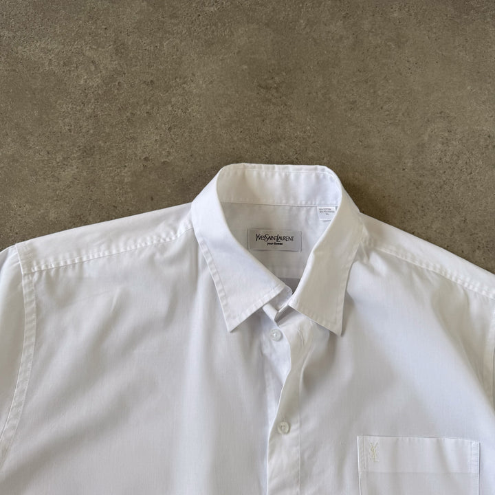 Yves Saint Laurent Short Sleeve Shirt  Men's XL