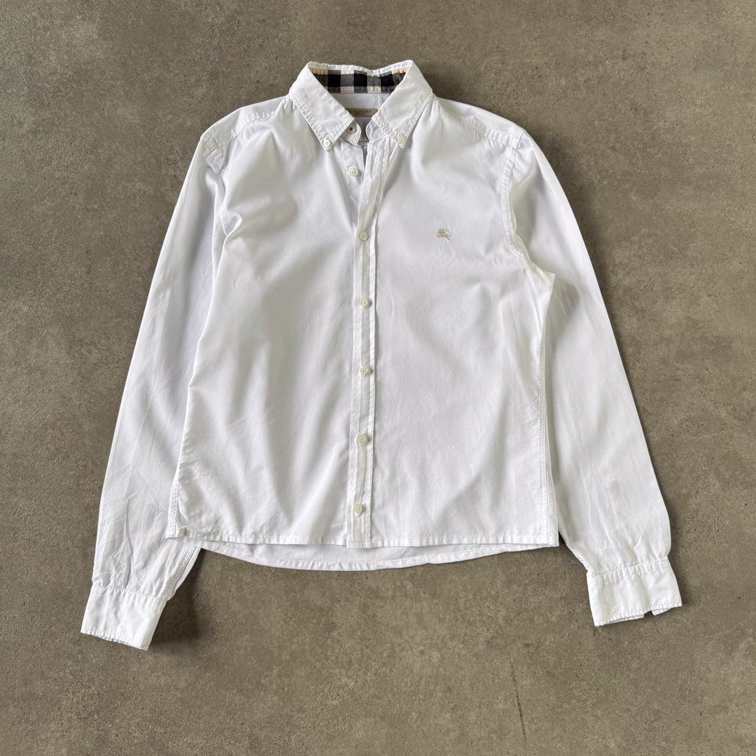 Burberry Oxford Shirt White Women's UK 10