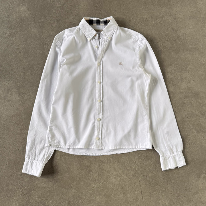 Burberry Oxford Shirt White Women's UK 10