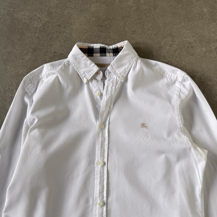 Burberry Oxford Shirt White Women's UK 10