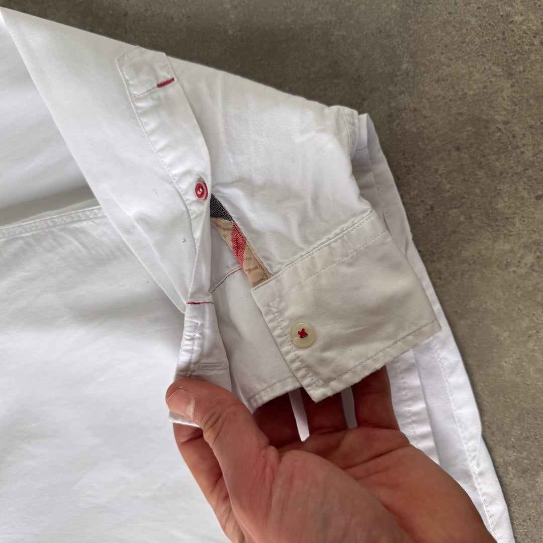 Burberry Oxford Shirt White Women's UK 10