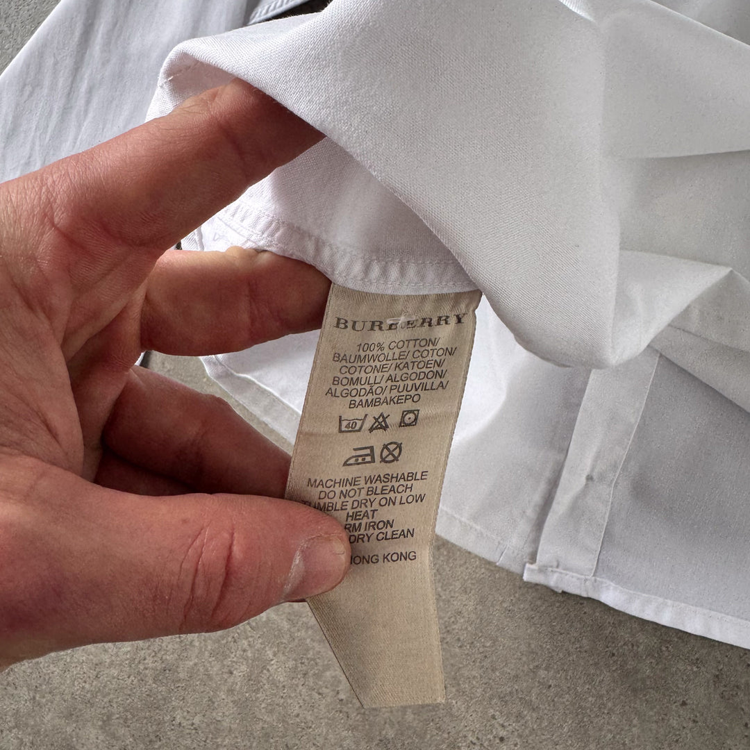 Burberry Oxford Shirt White Women's UK 10