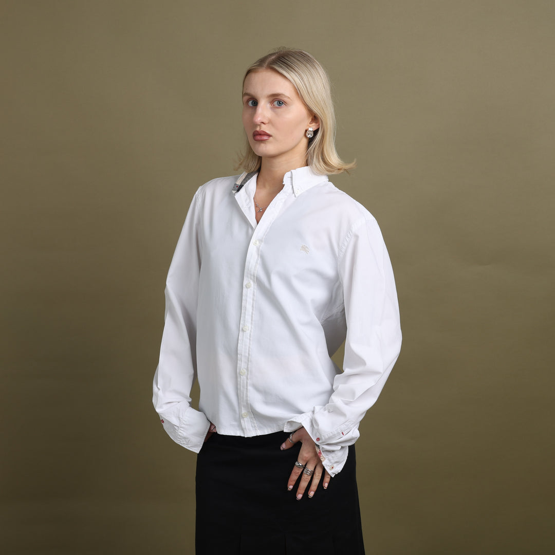 Burberry Oxford Shirt White Women's UK 10