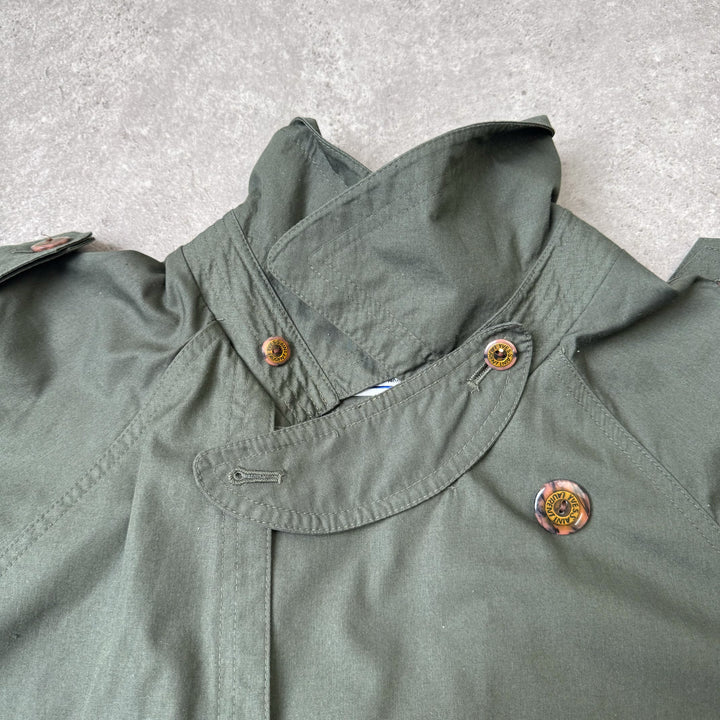 Yves Saint Laurent Trench Coat Forest Green Men's L