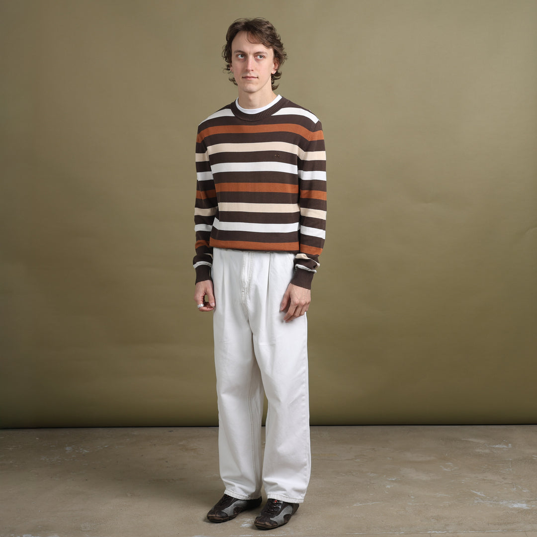 Thomas Burberry Crew Neck Jumper Brown Men's M