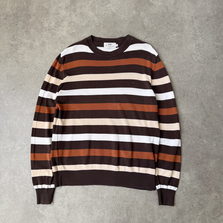 Thomas Burberry Crew Neck Jumper Brown Men's M