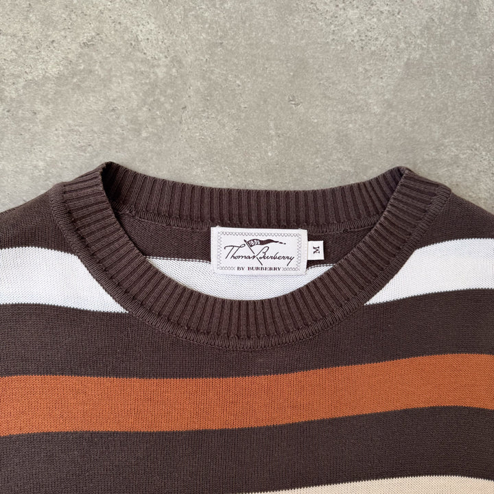 Thomas Burberry Crew Neck Jumper Brown Men's M