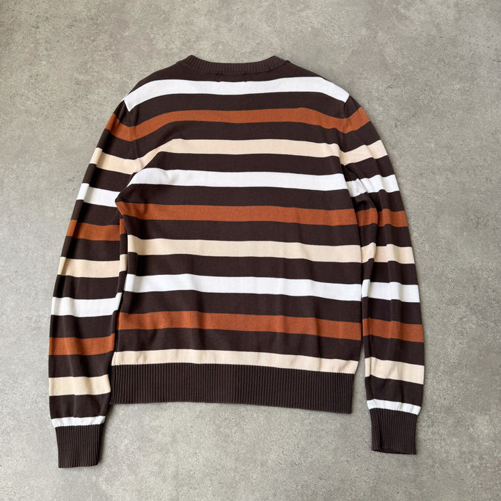 Thomas Burberry Crew Neck Jumper Brown Men's M