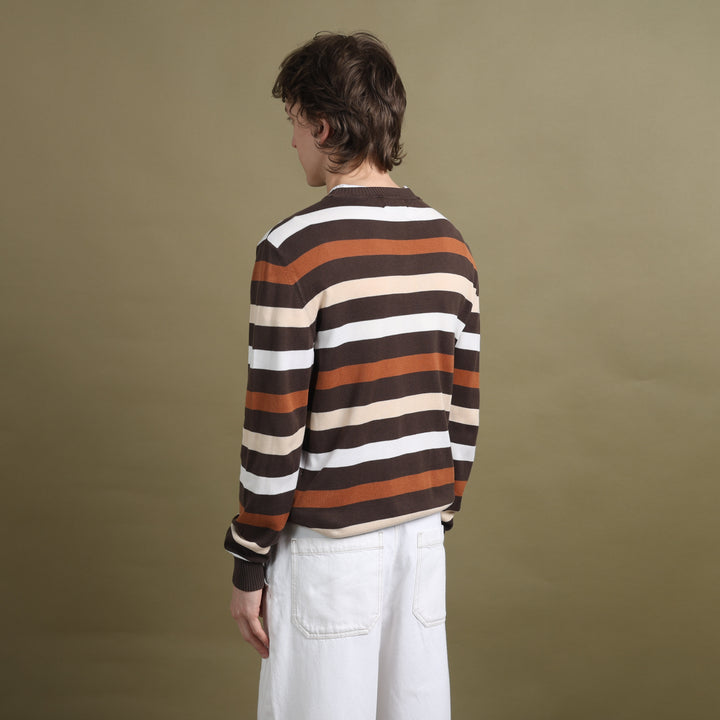 Thomas Burberry Crew Neck Jumper Brown Men's M