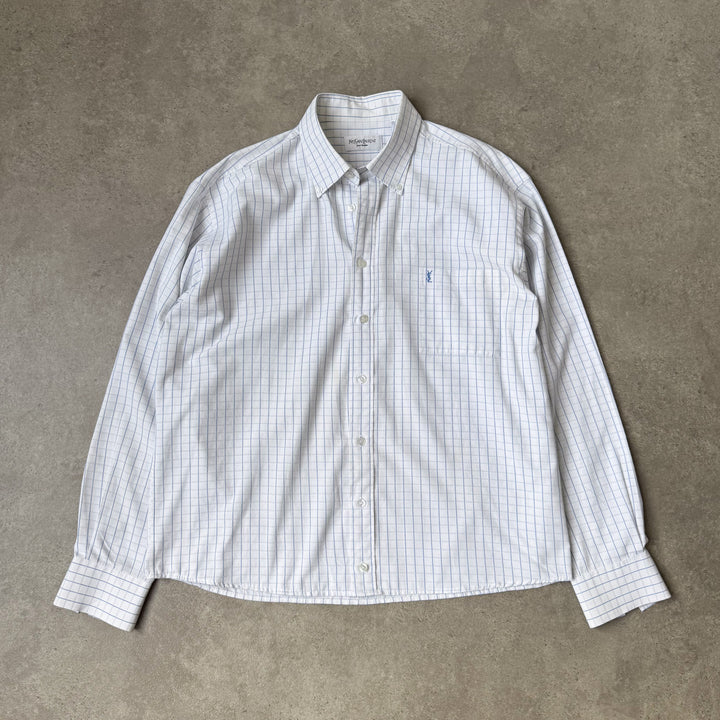 Yves Saint Laurent Shirt Light Blue Men's L