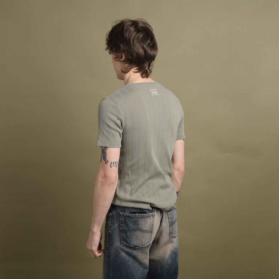Dolce & Gabbana T-Shirt Light Khaki Green Men's M