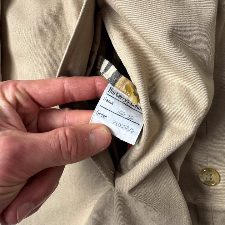 Burberry's Trench Coat Beige Women's UK 12