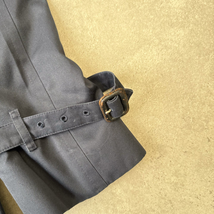 Burberry's Trench Coat Navy Blue Men's XL