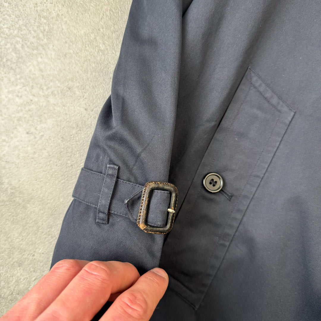 Burberry's Trench Coat Navy Blue Men's XL