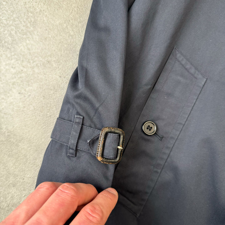 Burberry's Trench Coat Navy Blue Men's XL