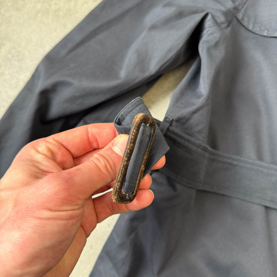 Burberry's Trench Coat Navy Blue Men's XL