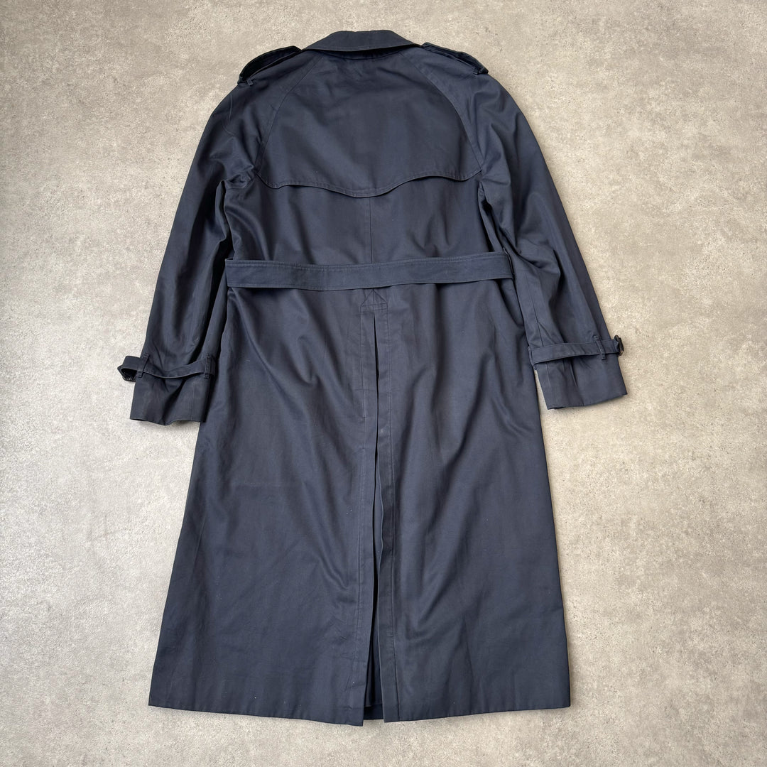 Burberry's Trench Coat Navy Blue Men's XL