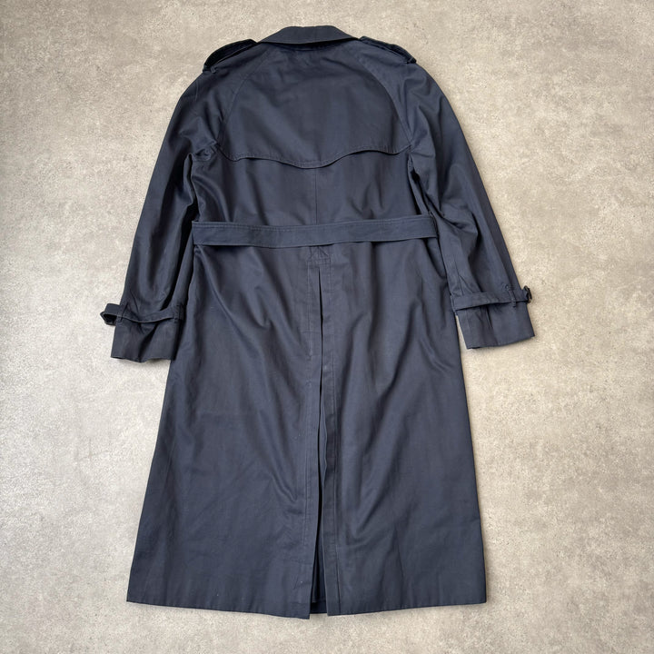 Burberry's Trench Coat Navy Blue Men's XL