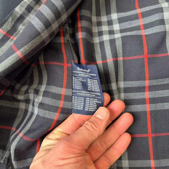 Burberry's Trench Coat Navy Blue Men's XL