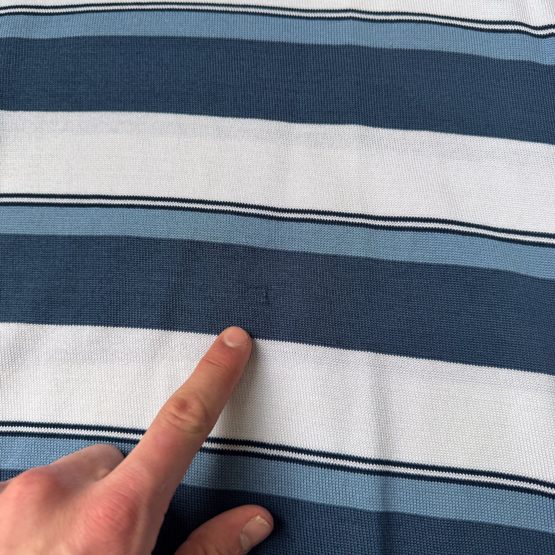 Paul & Shark V-Neck Jumper White & Blue Men's L
