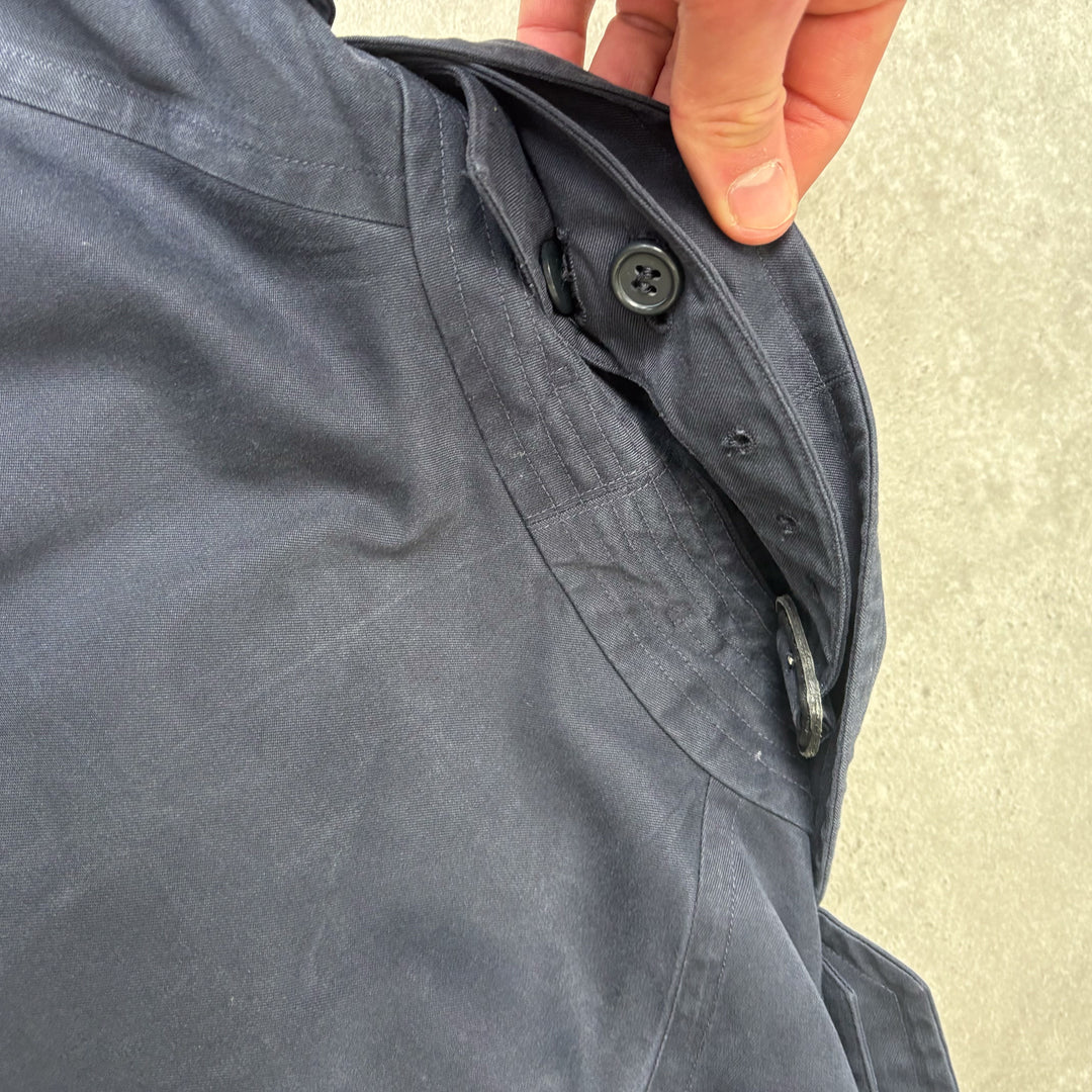 Burberry's Trench Coat Navy Blue Men's XL