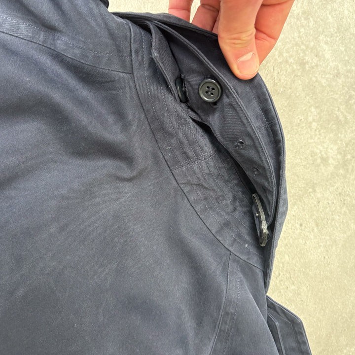 Burberry's Trench Coat Navy Blue Men's XL
