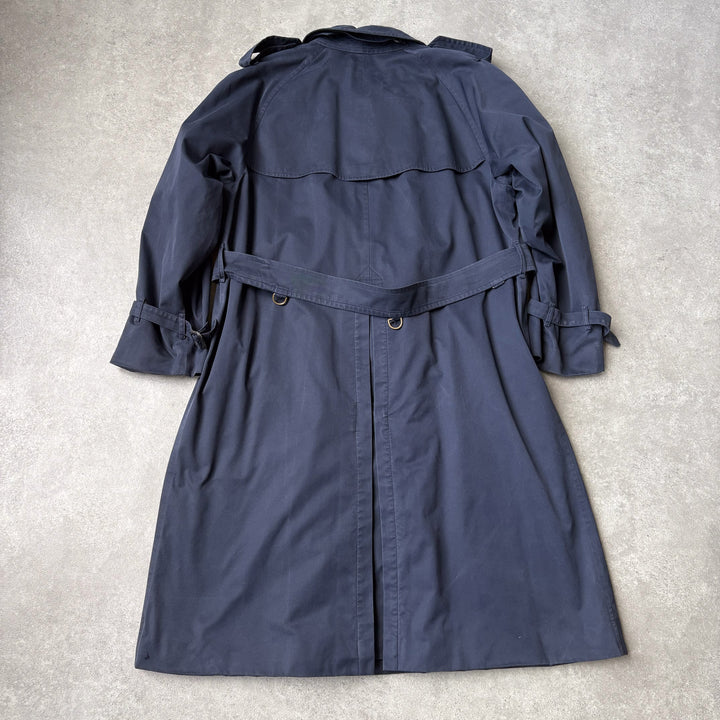 Burberry's Trench Coat Navy Blue Men's XL
