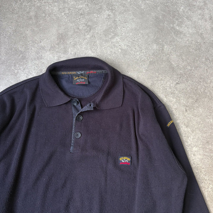 Paul & Shark Rugby Jumper Navy Blue Men's M