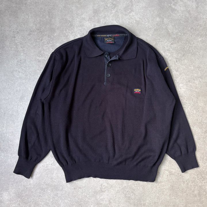 Paul & Shark Rugby Jumper Navy Blue Men's M