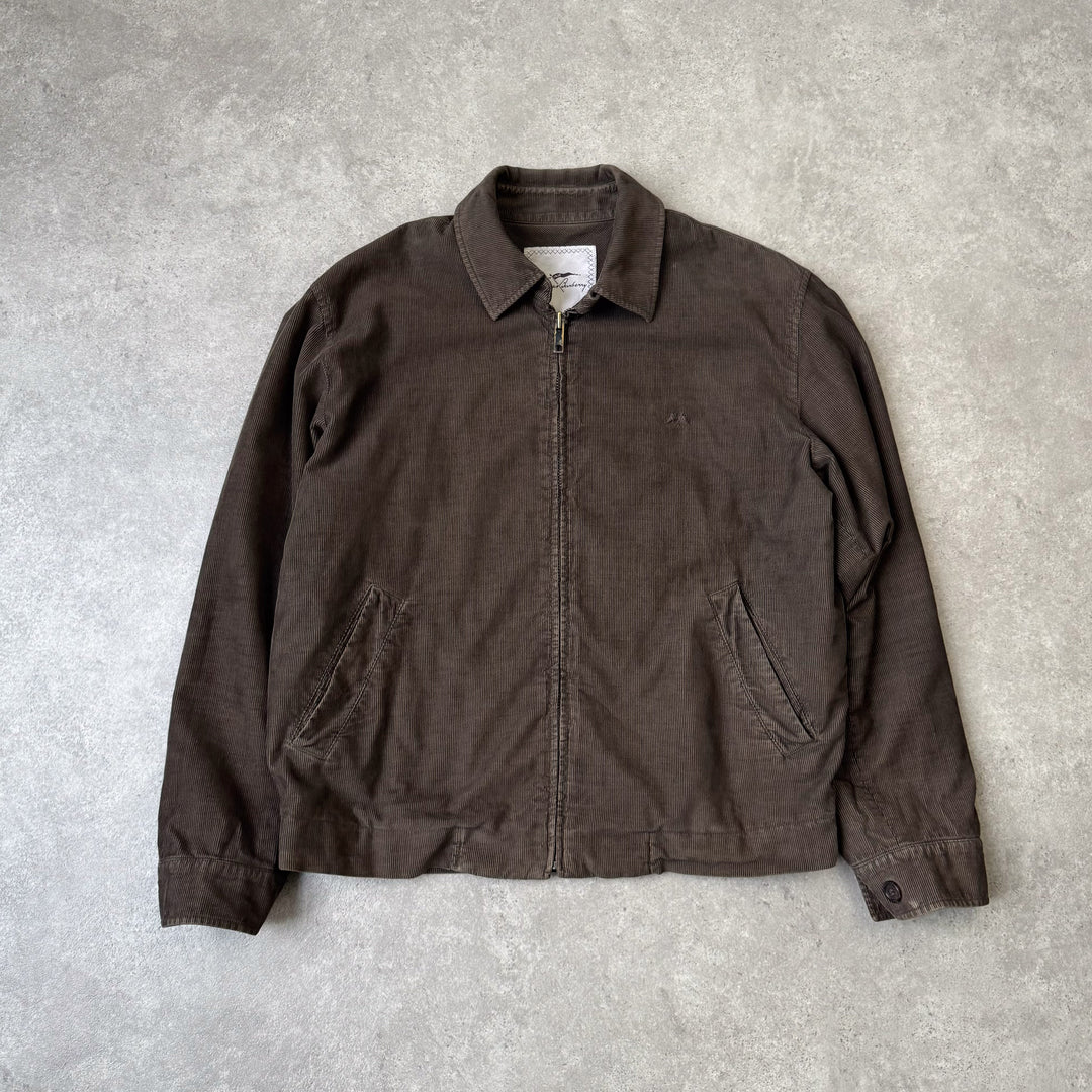 Thomas Burberry Harrington Jacket Dark Green Men's L