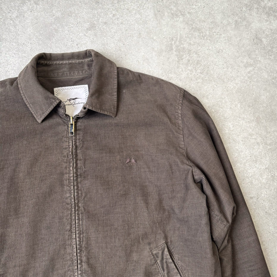 Thomas Burberry Harrington Jacket Dark Green Men's L