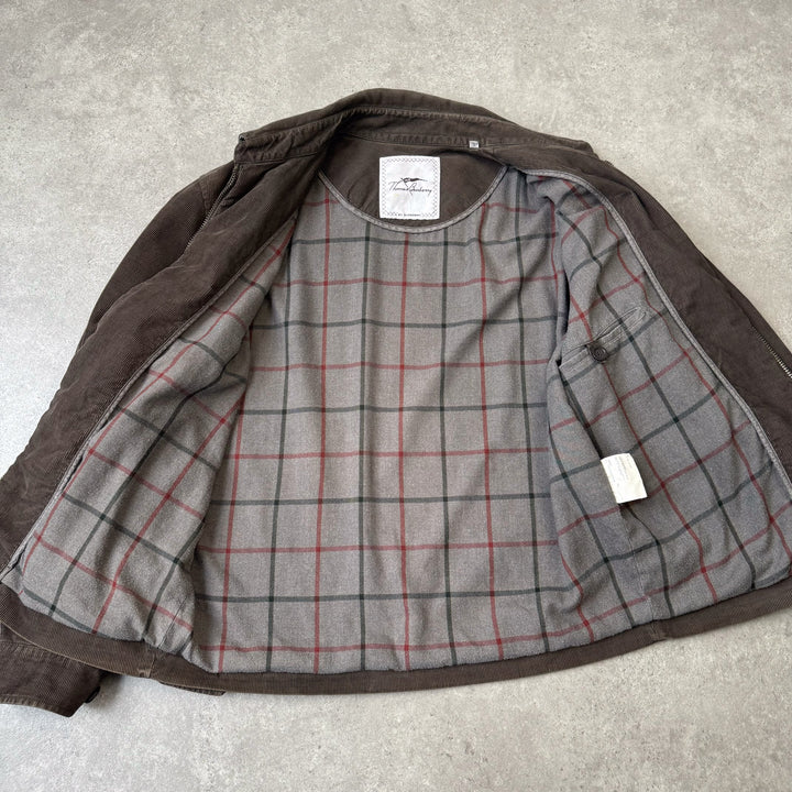 Thomas Burberry Harrington Jacket Dark Green Men's L