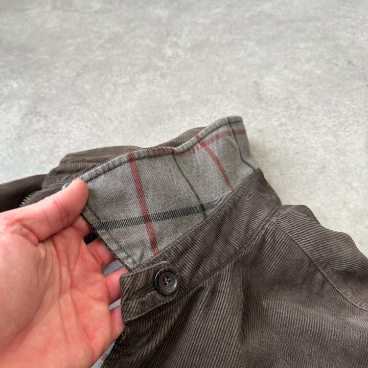 Thomas Burberry Harrington Jacket Dark Green Men's L
