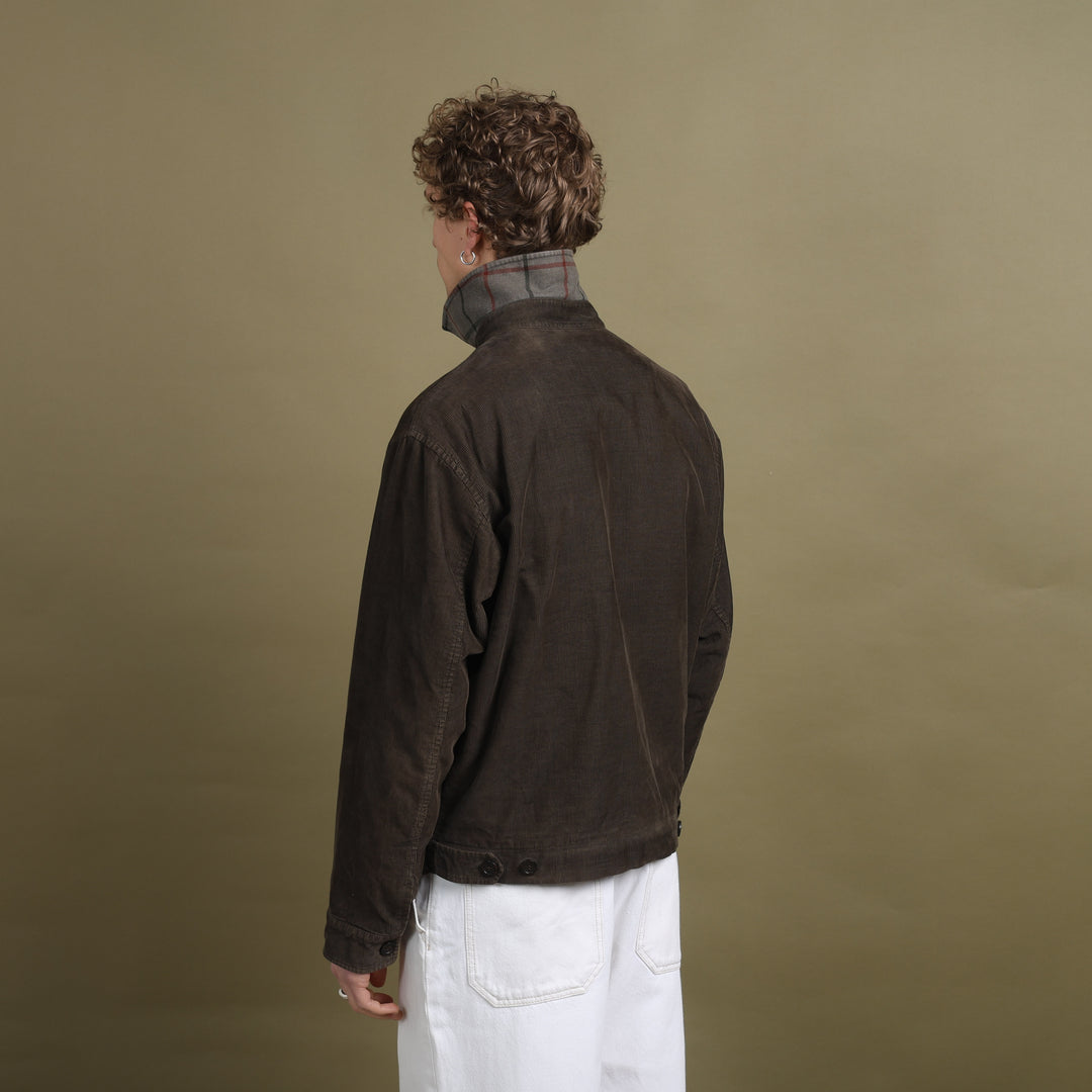 Thomas Burberry Harrington Jacket Dark Green Men's L