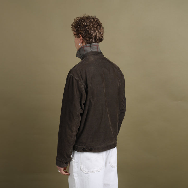 Thomas Burberry Harrington Jacket Dark Green Men's L