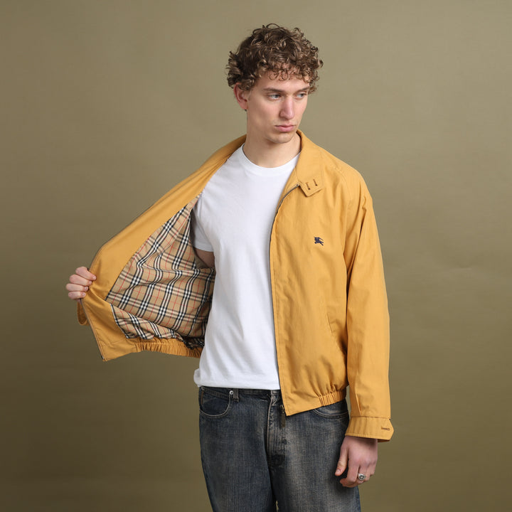 Burberry's Harrington Jacket Mustard Yellow Men's L