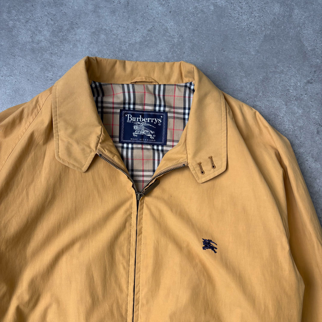 Burberry's Harrington Jacket Mustard Yellow Men's L