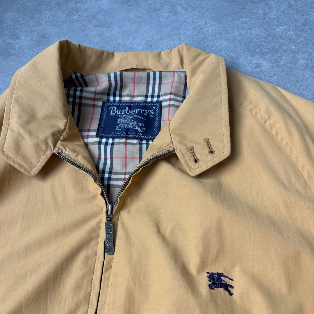Burberry's Harrington Jacket Mustard Yellow Men's L