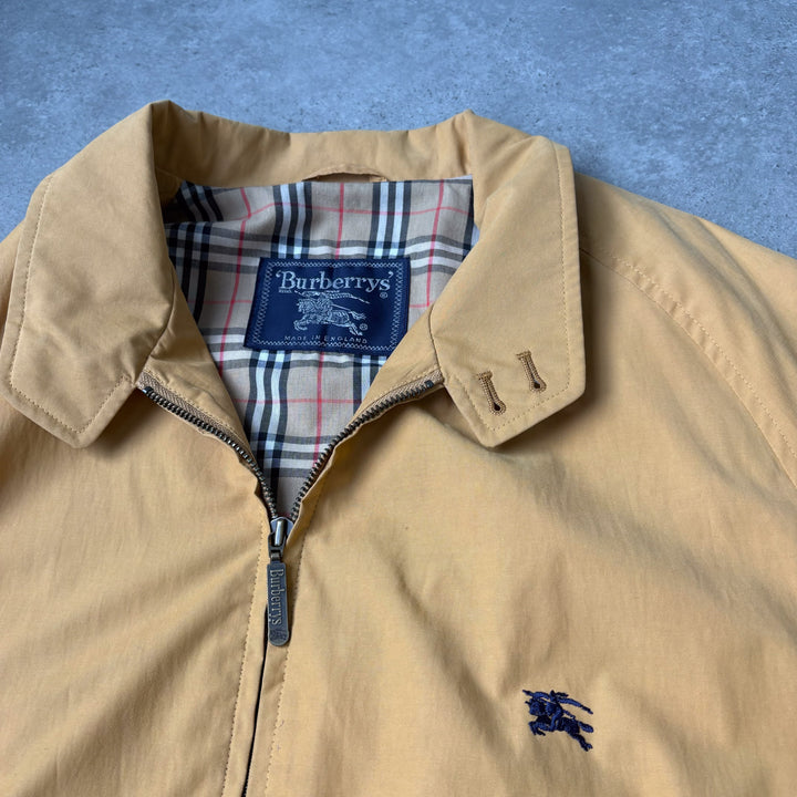 Burberry's Harrington Jacket Mustard Yellow Men's L