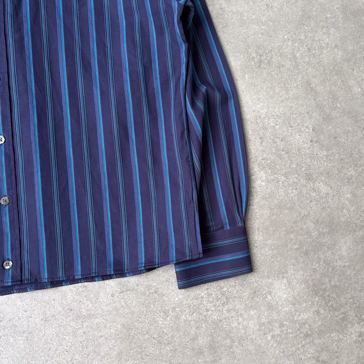 Yves Saint Laurent Dress Shirt Navy Blue Men's M