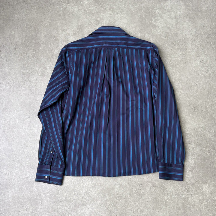 Yves Saint Laurent Dress Shirt Navy Blue Men's M