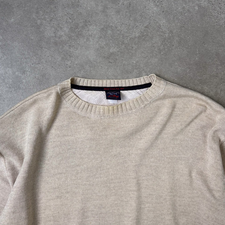 Paul & Shark Crew Neck Jumper Beige Men's L