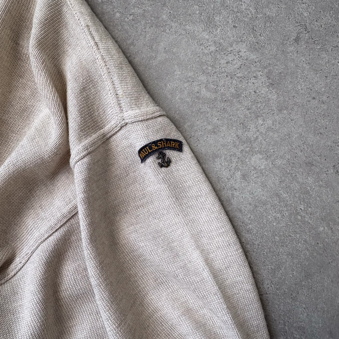 Paul & Shark Crew Neck Jumper Beige Men's L