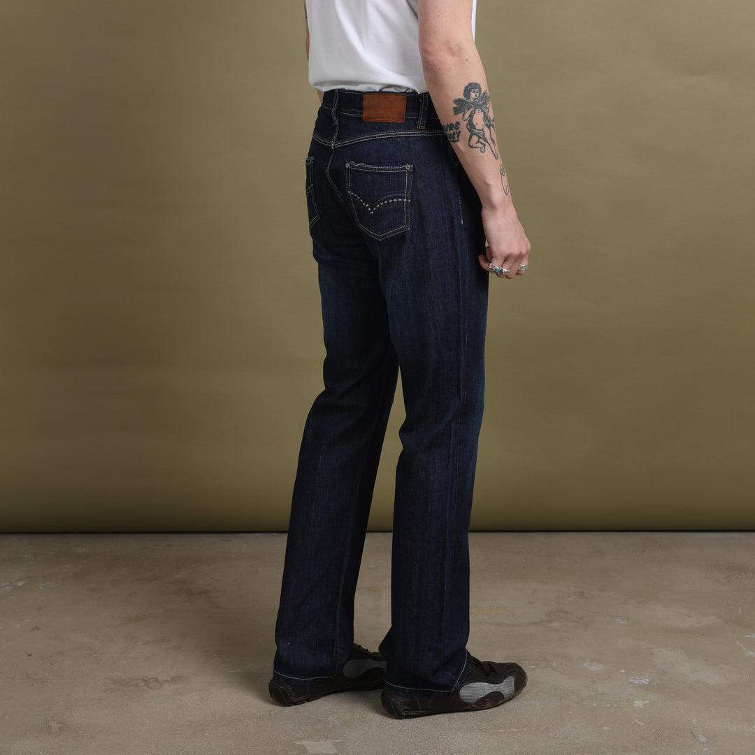 Diesel Straight Leg Jeans Dark Blue Men's W32 x L33