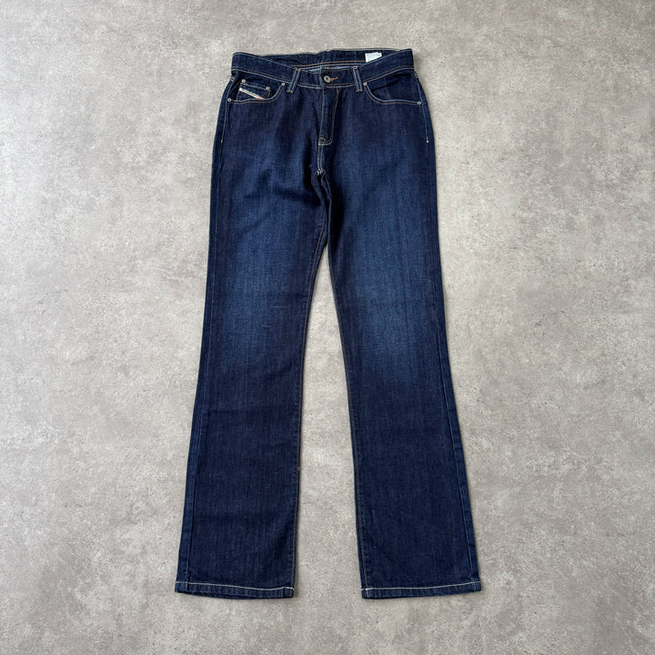 Diesel Straight Leg Jeans Dark Blue Men's W32 x L33