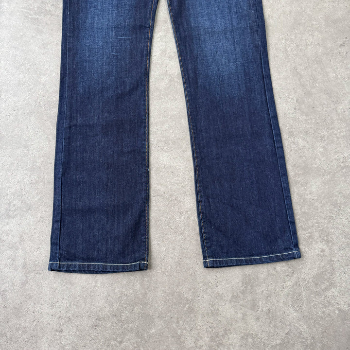 Diesel Straight Leg Jeans Dark Blue Men's W32 x L33