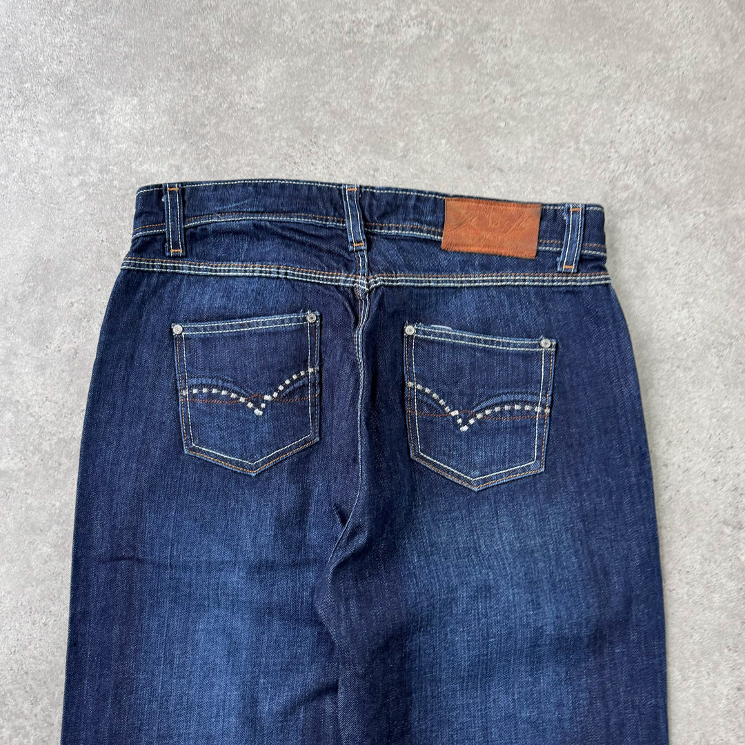 Diesel Straight Leg Jeans Dark Blue Men's W32 x L33